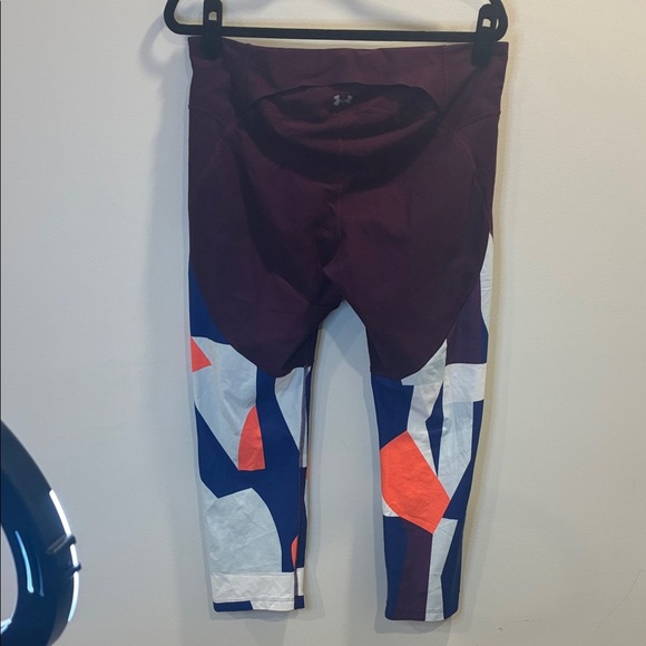 Under Armour Maroon HeatGear Leggings - Picture 3 of 4